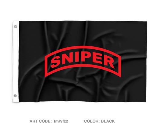 United States Army Sniper Course Wall Flag - fmWfz2