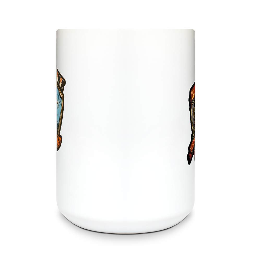 Island Warriors 15 oz White Ceramic Mug - zxUsWR