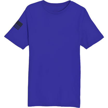 Emblem Basics Comfort Unisex Cotton SS Tee - Black Flag