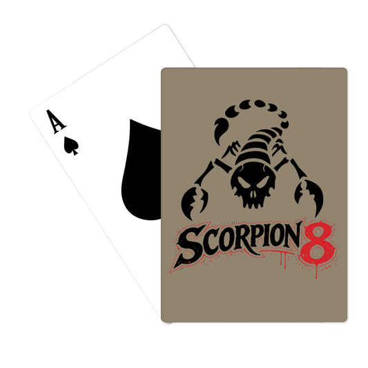 Scorpion 8 Playing Cards - OrOnSl