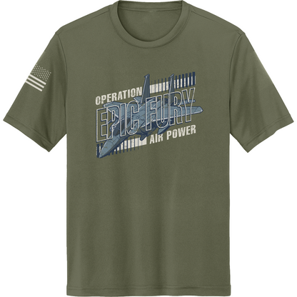 CUSTOM Operation Epic Fury Hi-Tech SS Performance Tee - Strike