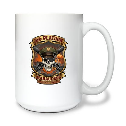 3rd Platoon MARAUDERS  15 oz White Ceramic Mug - jyFhcW