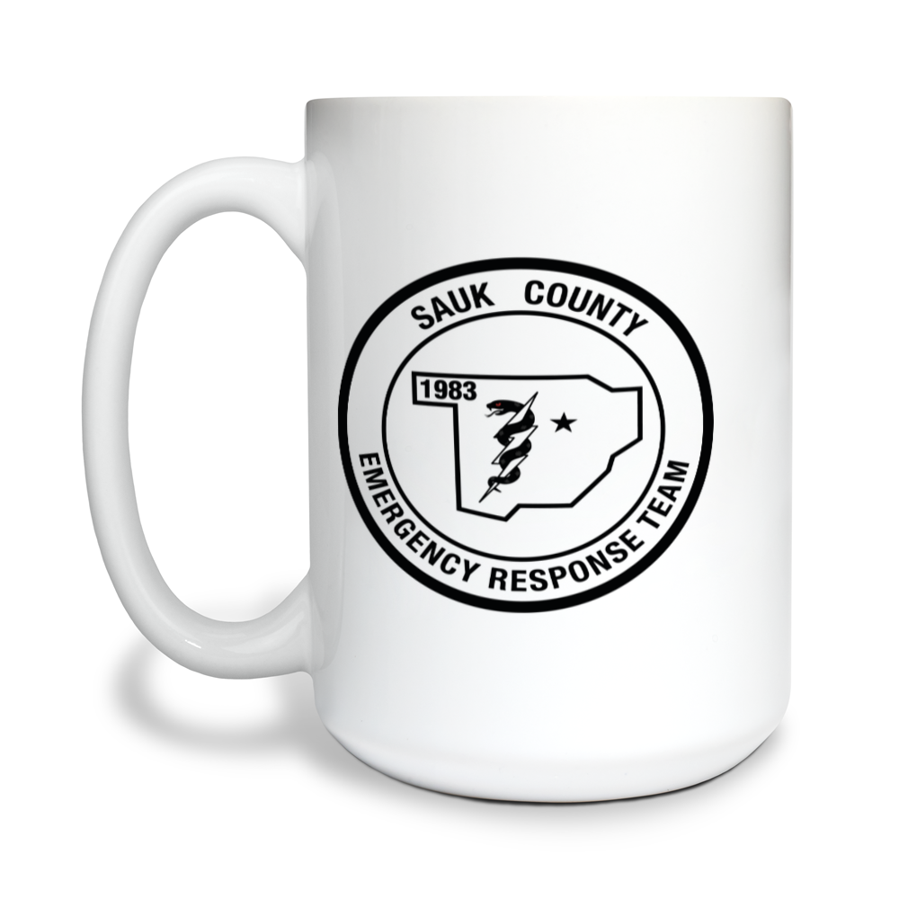 Sauk County Emergency Response Team 15 oz White Ceramic Mug - tXRknb
