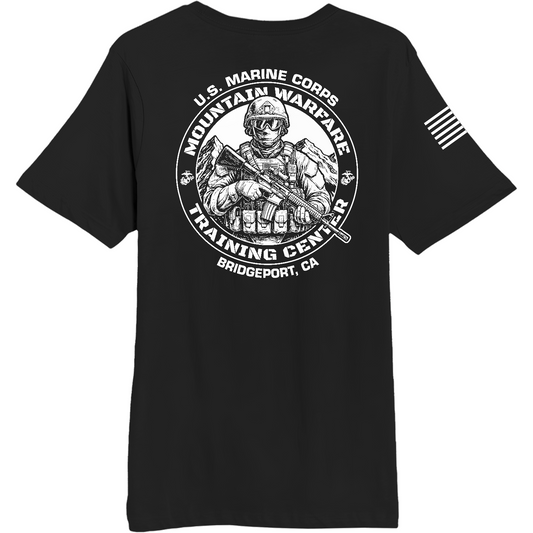 Marine Corps Mountain Warfare Training Center Comfort Unisex Cotton SS Tee - EDpHsE