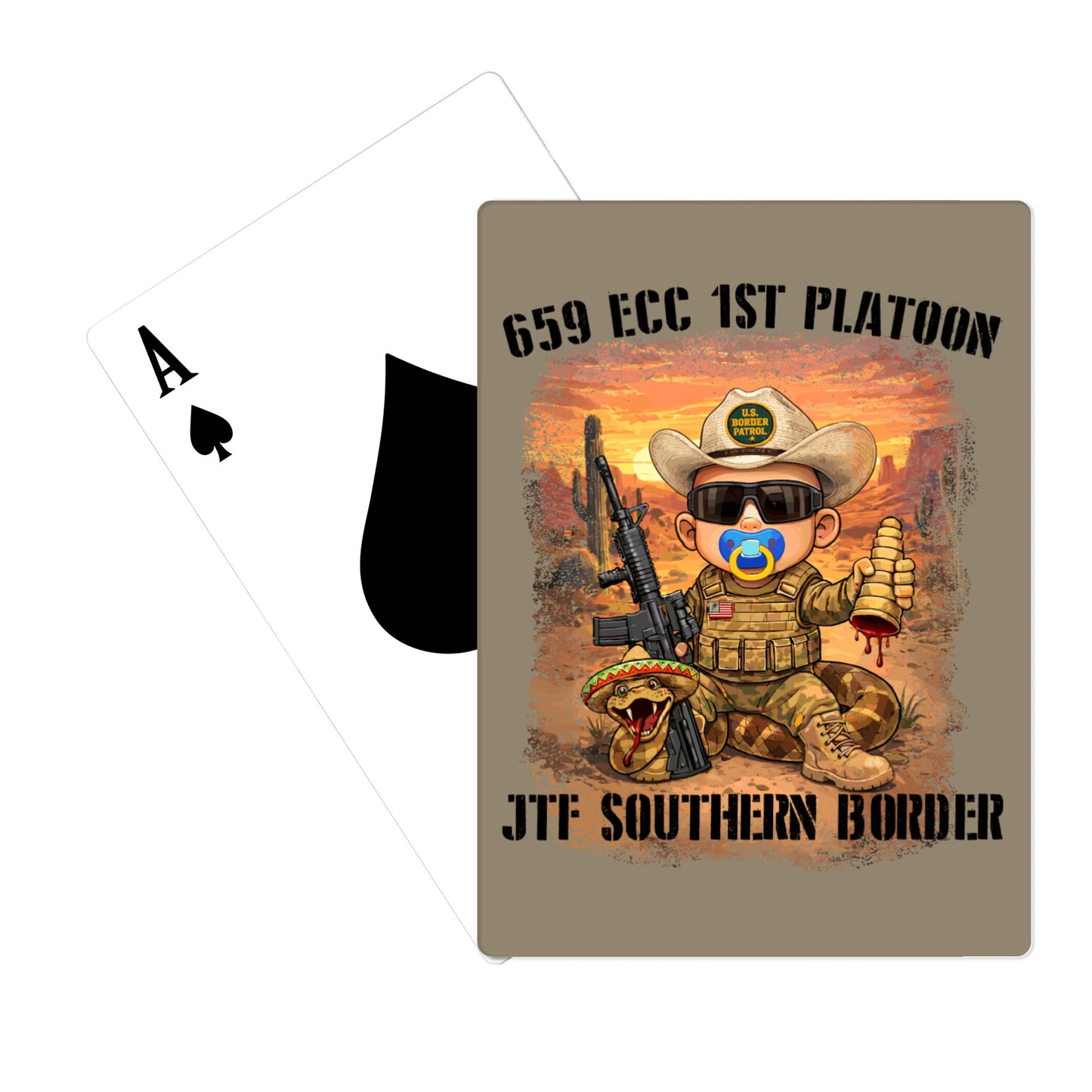 659 ECC, 1st Platoon Playing Cards - cbgFs2
