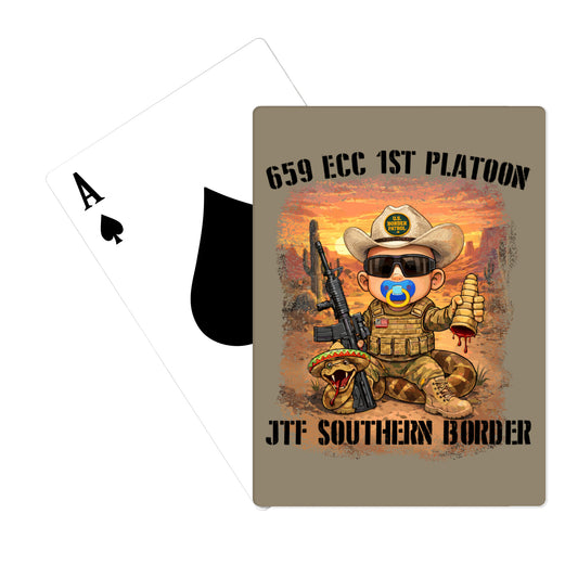 659 ECC, 1st Platoon Playing Cards - cbgFs2