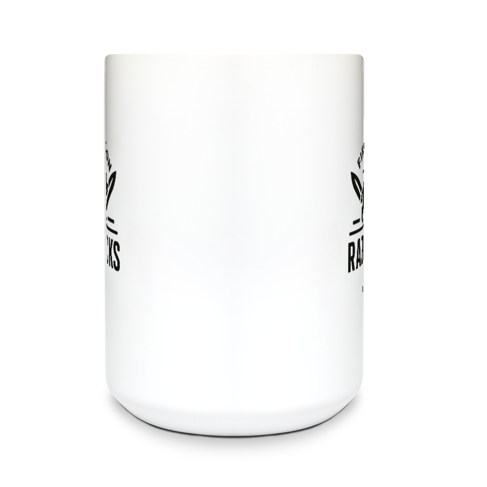 1st PLT, B CO 15 oz White Ceramic Mug - 82kycD