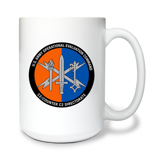 C2CC2 Directorate 15 oz White Ceramic Mug - 1NHA9P