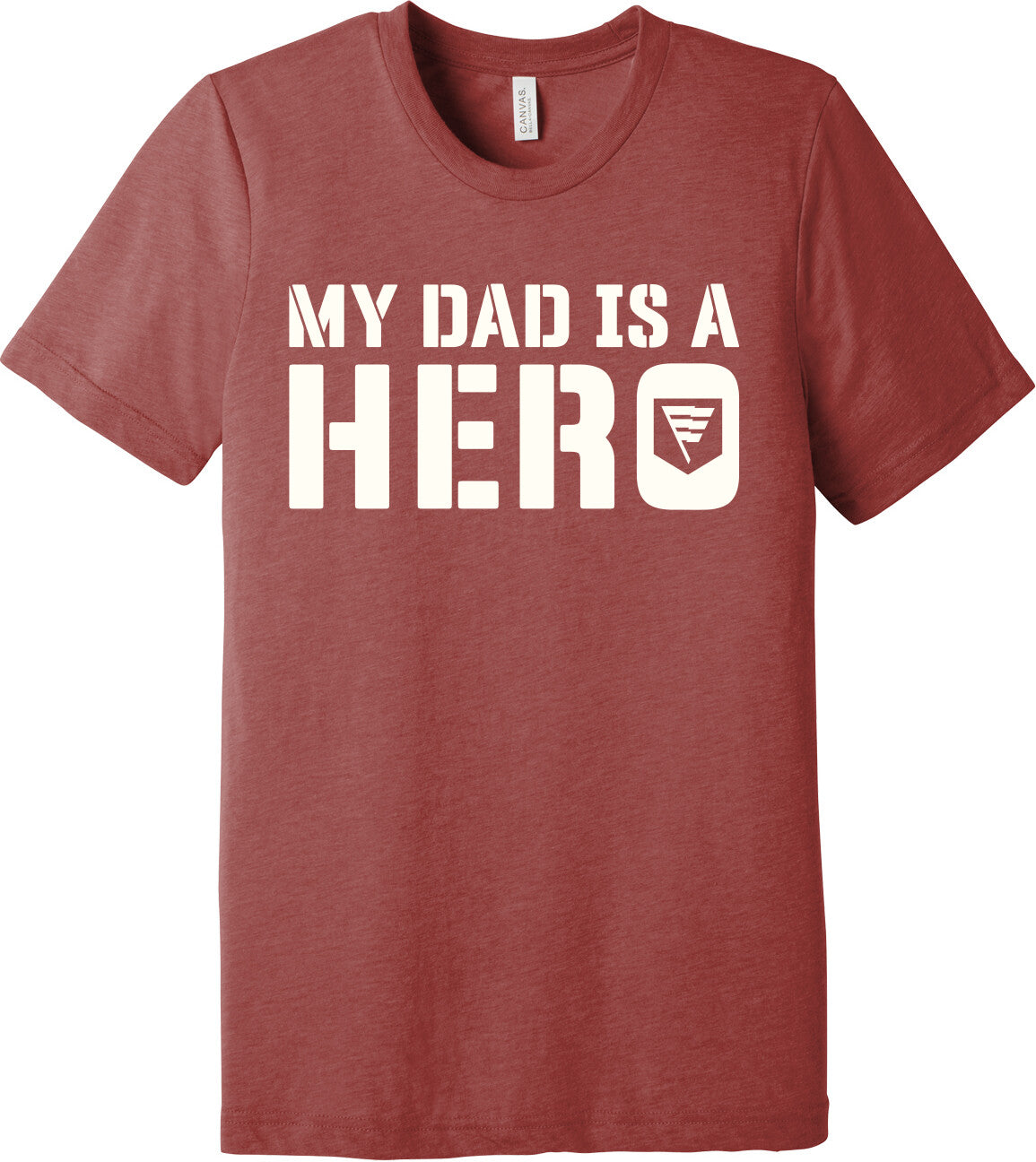 Emblem Comfort Unisex Triblend SS Tee - My Dad is a Hero