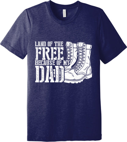 Emblem Comfort Unisex Triblend SS Tee - Because of Dad