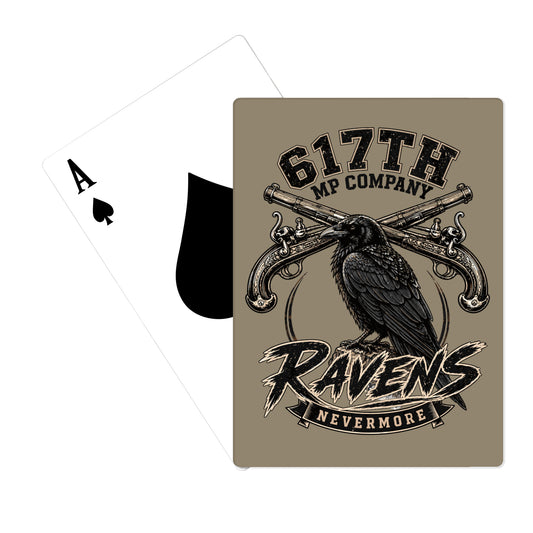 617th MP Co Fundraising Collection Playing Cards - ZHELCc