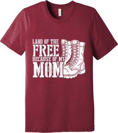 Emblem Comfort Unisex Triblend SS Tee - Because of Mom