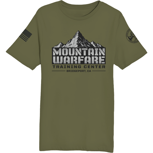 Marine Corps Mountain Warfare Training Center Comfort Unisex Cotton SS Tee - NgJ0dg