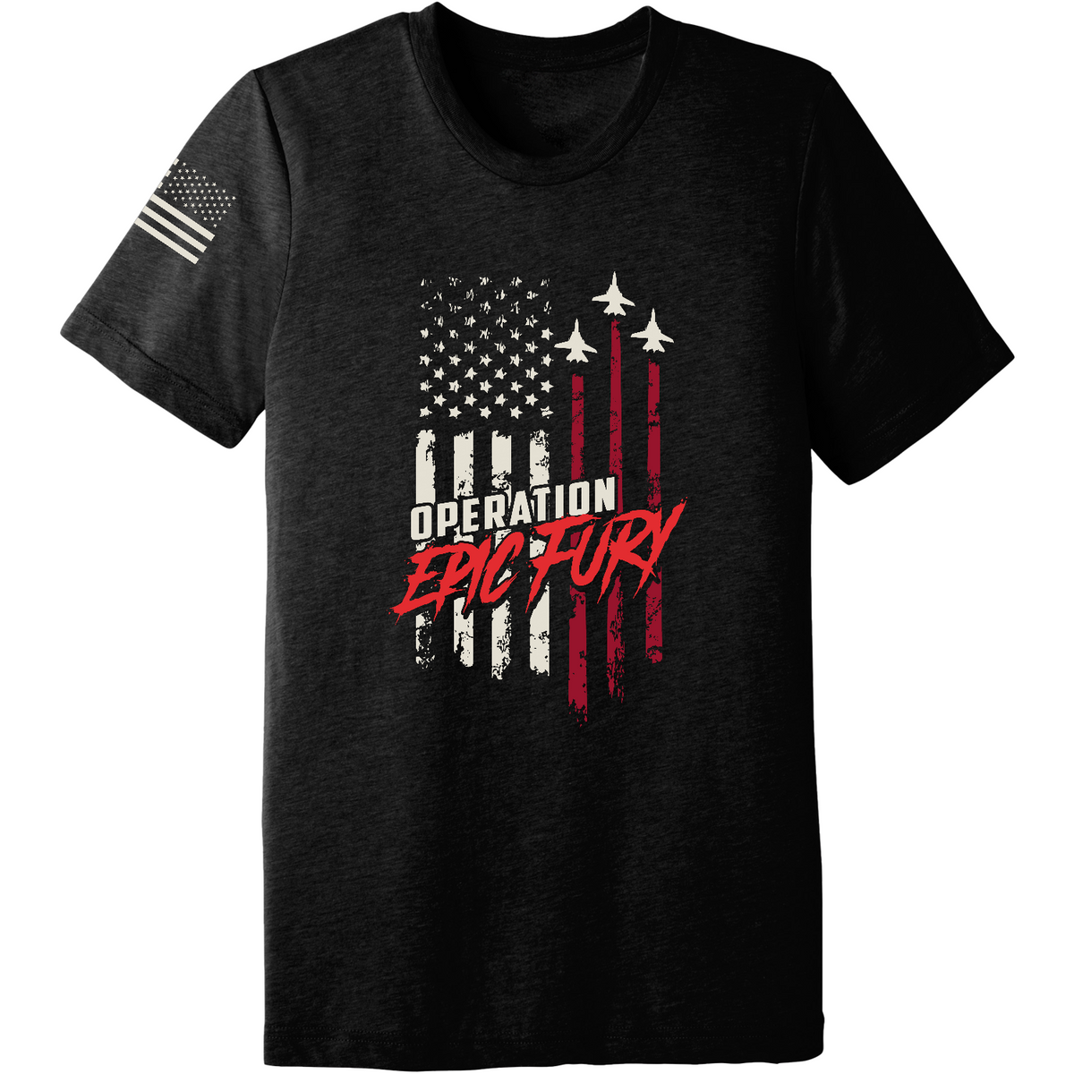 Operation Epic Fury Comfort Unisex Triblend SS Tee - Flag