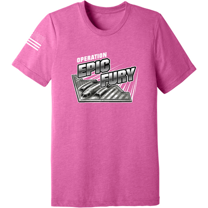 Operation Epic Fury Comfort Unisex Triblend SS Tee - Supersonic