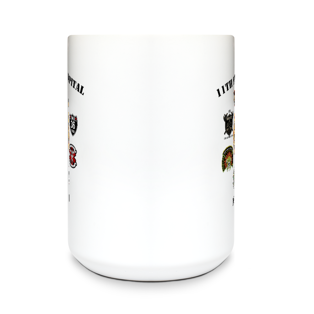 11th Field Hospital 15 oz White Ceramic Mug - EWrz2j