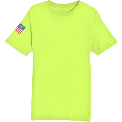 Emblem Basics Comfort Unisex Cotton SS Tee - Color Flag