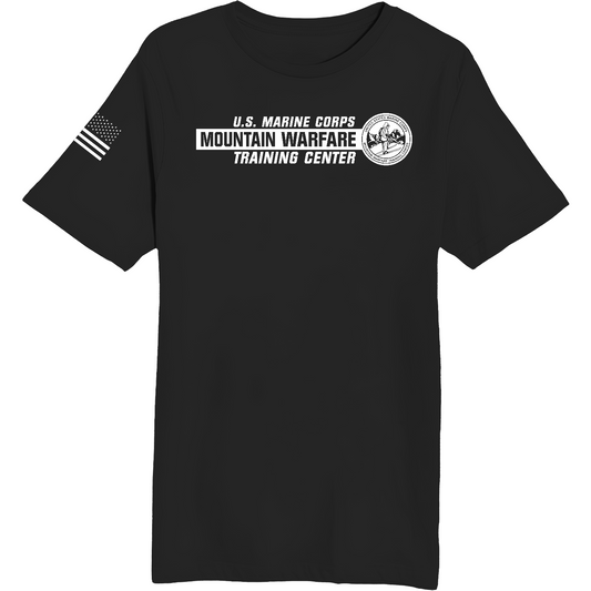 Marine Corps Mountain Warfare Training Center Comfort Unisex Cotton SS Tee - QgkMhW