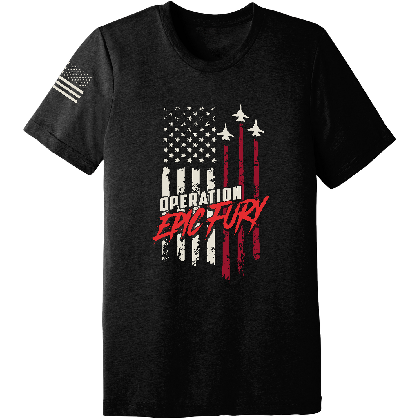Operation Epic Fury Comfort Unisex Triblend SS Tee - Flag