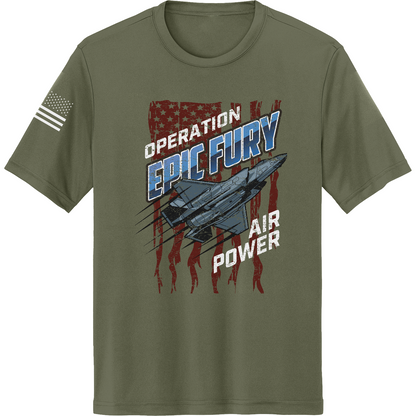 CUSTOM Operation Epic Fury Hi-Tech SS Performance Tee - Stealth