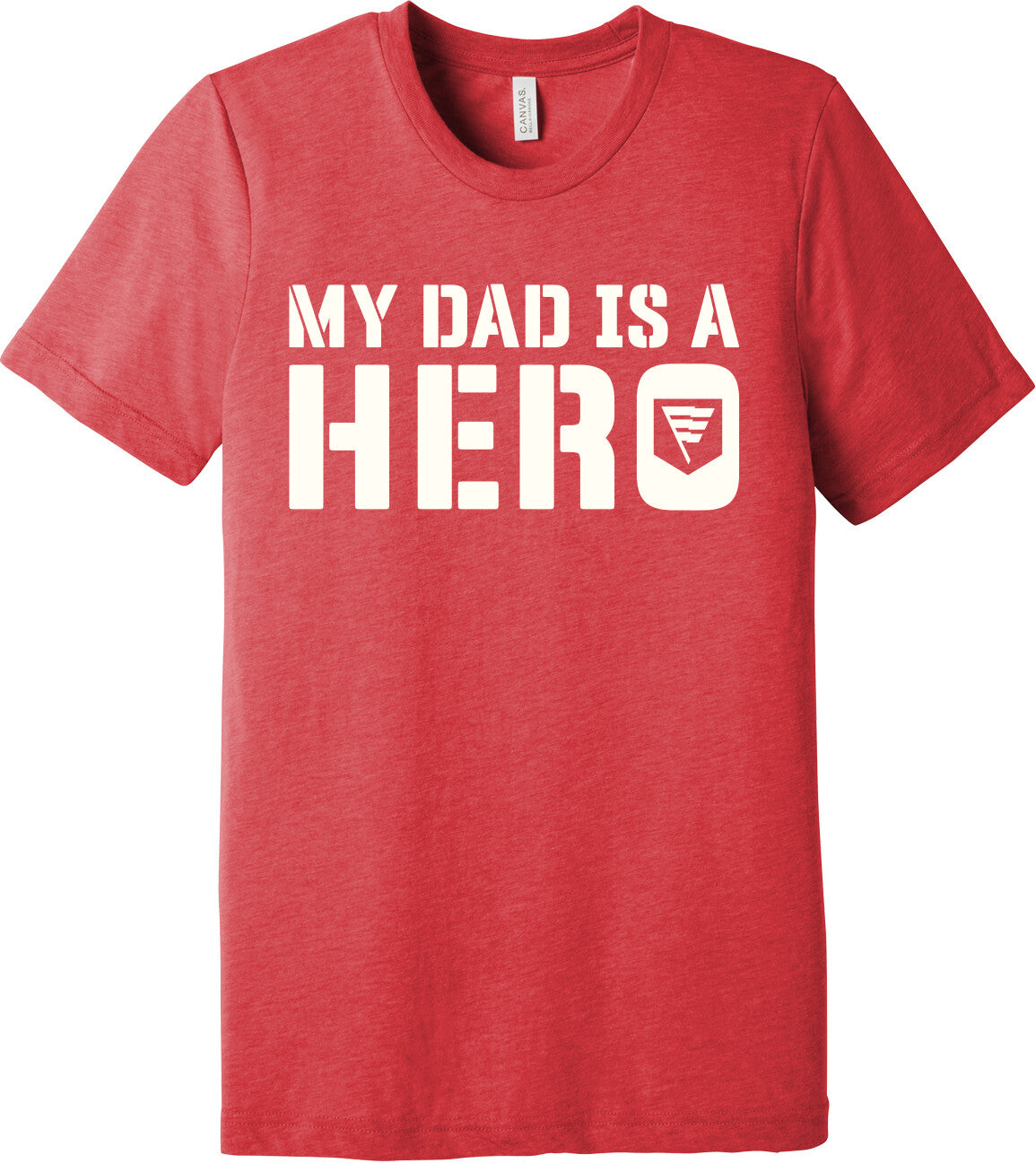 Emblem Comfort Unisex Triblend SS Tee - My Dad is a Hero