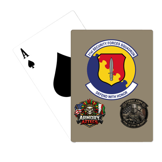 31st SFS/S4 Playing Cards - 3qj4x4