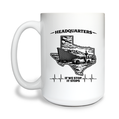 38th MP Co 15 oz White Ceramic Mug - tXwFTU