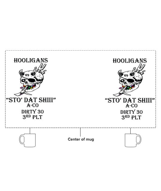 HOOLIGANS Store 1 15 oz White Ceramic Mug - TBM8Yf