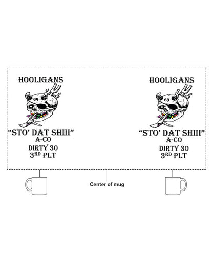 HOOLIGANS Store 1 15 oz White Ceramic Mug - TBM8Yf