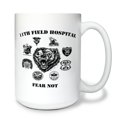 11th Field Hospital 15 oz White Ceramic Mug - yrYfTG