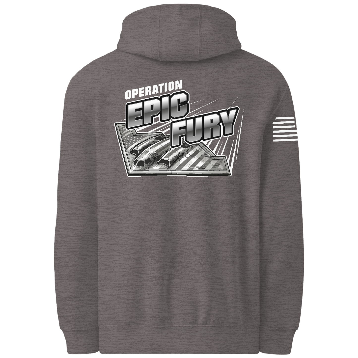 CUSTOM Operation Epic Fury Comfort Unisex Hooded Sweatshirt - Supersonic
