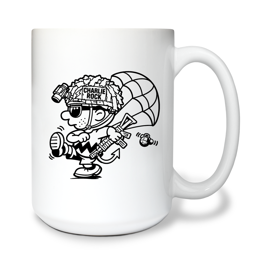 C Co 1-508 PIR, 3 BCT, 82nd ABD Fundraising Collection 15 oz White Ceramic Mug - KPMst8