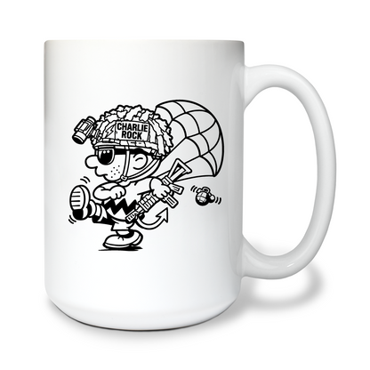 C Co 1-508 PIR, 3 BCT, 82nd ABD Fundraising Collection 15 oz White Ceramic Mug - KPMst8