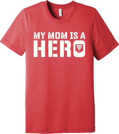 Emblem Comfort Unisex Triblend SS Tee - My Mom is a Hero