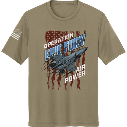 CUSTOM Operation Epic Fury Hi-Tech SS Performance Tee - Stealth