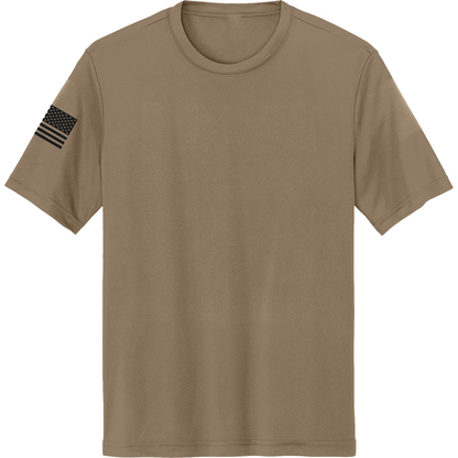 Emblem Basics Hi-Tech SS Performance Tee - Black Flag
