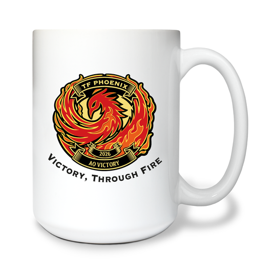 83rd CSSB 15 oz White Ceramic Mug - ruPAdV