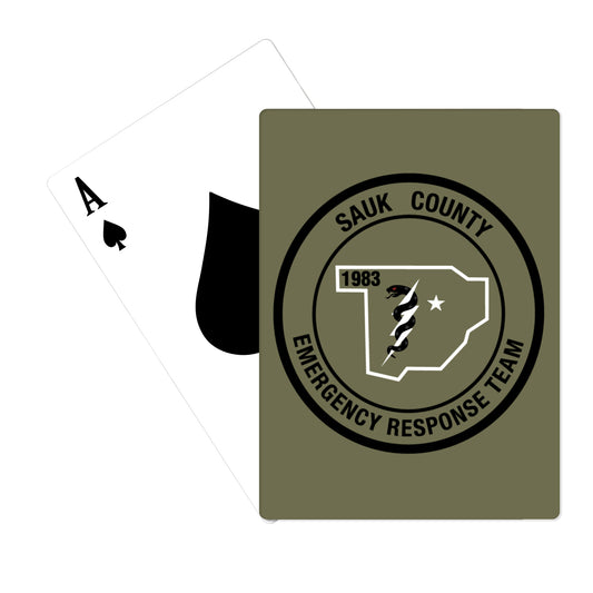 Sauk County Emergency Response Team Playing Cards - QTnABg