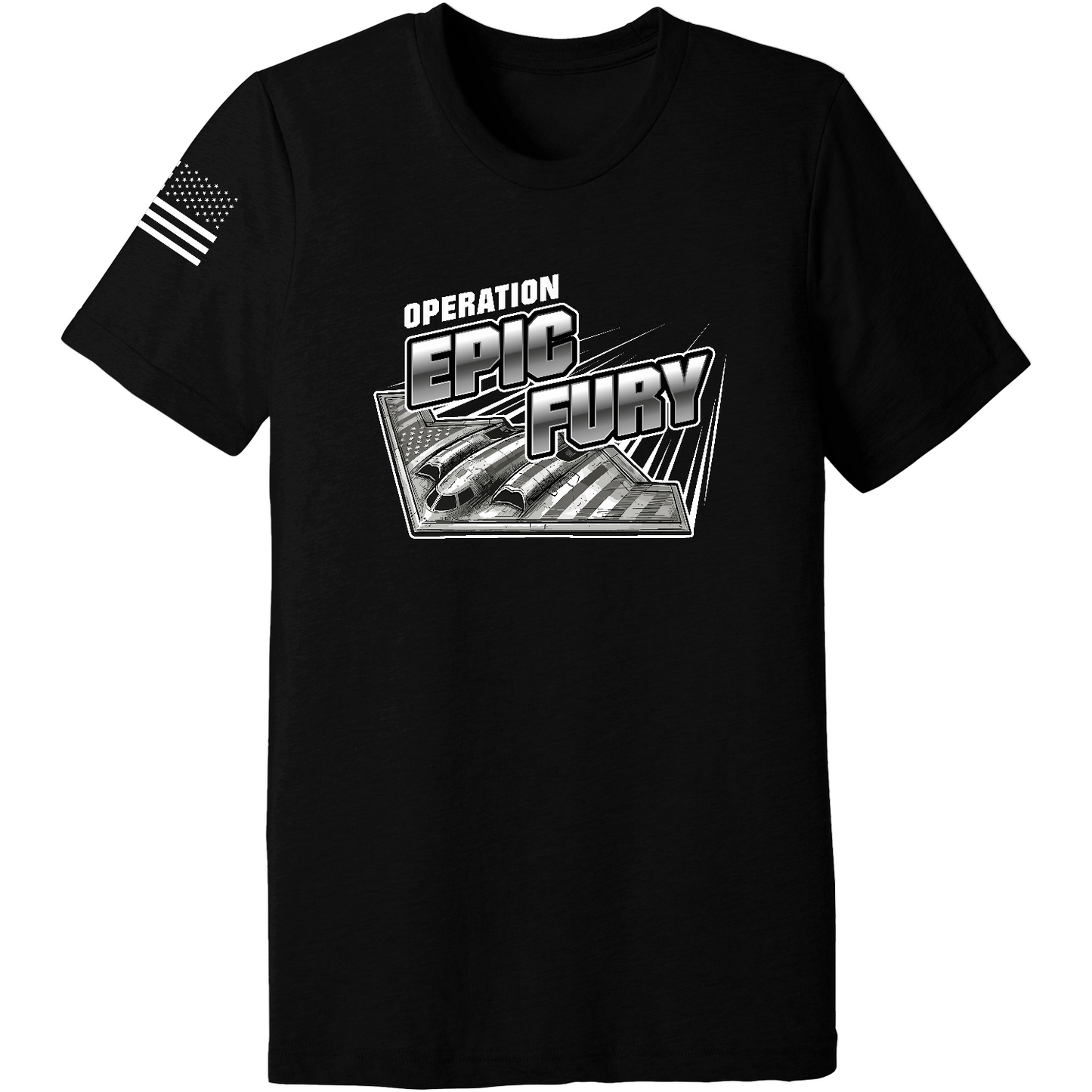 CUSTOM Operation Epic Fury Comfort Unisex Triblend SS Tee - Supersonic