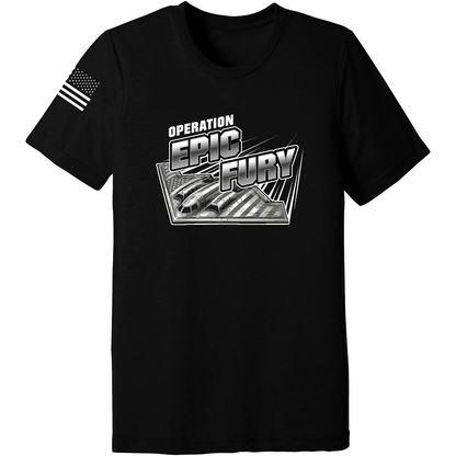 CUSTOM Operation Epic Fury Comfort Unisex Triblend SS Tee - Supersonic