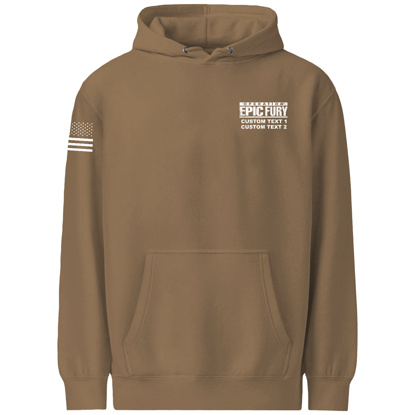 CUSTOM Operation Epic Fury Comfort Unisex Hooded Sweatshirt - Supersonic