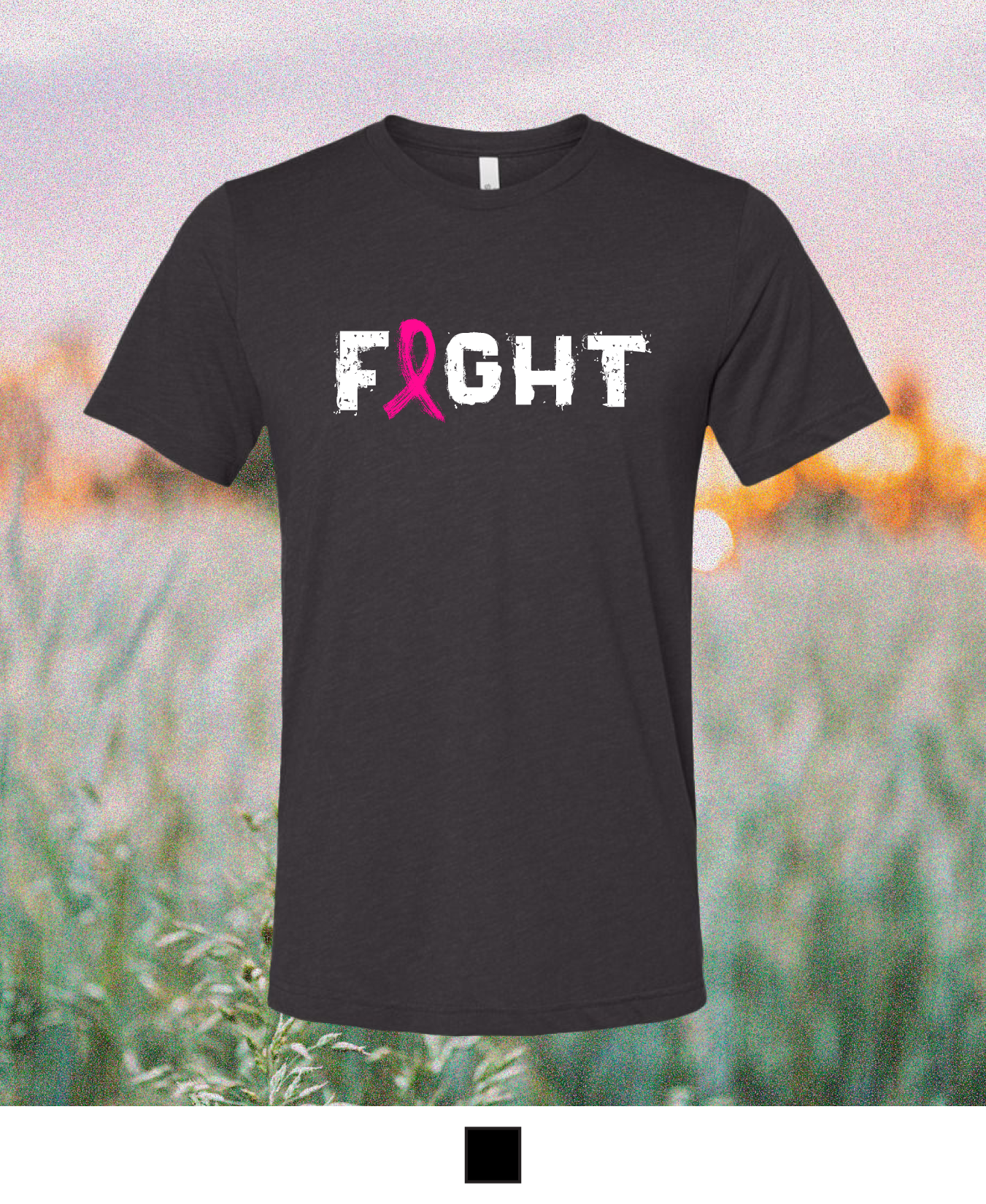 Breast Cancer Awareness Month Comfort Unisex Triblend SS Tee - Fight