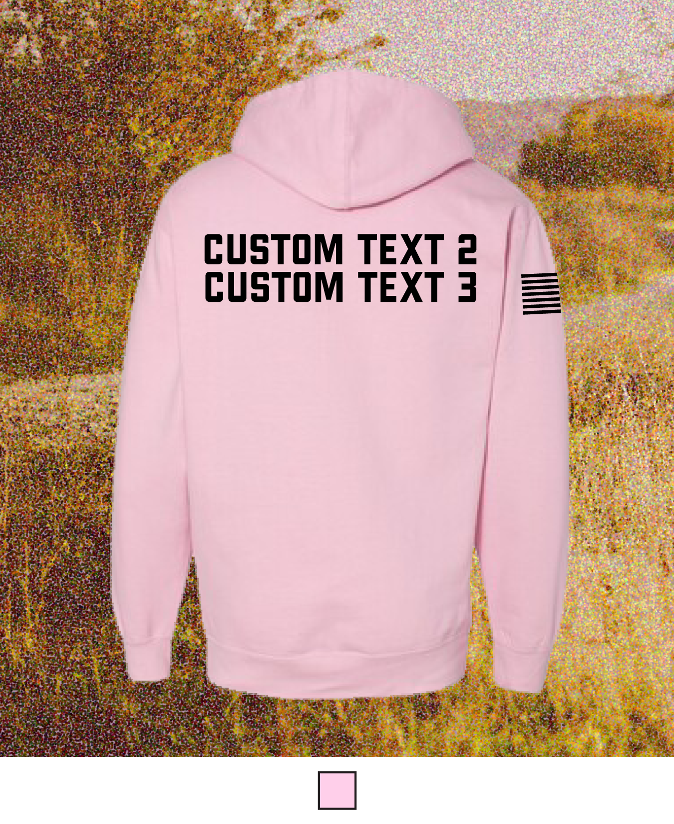 CUSTOM Breast Cancer Awareness Month Comfort Unisex Hooded Sweatshirt - Real Men Wear Pink