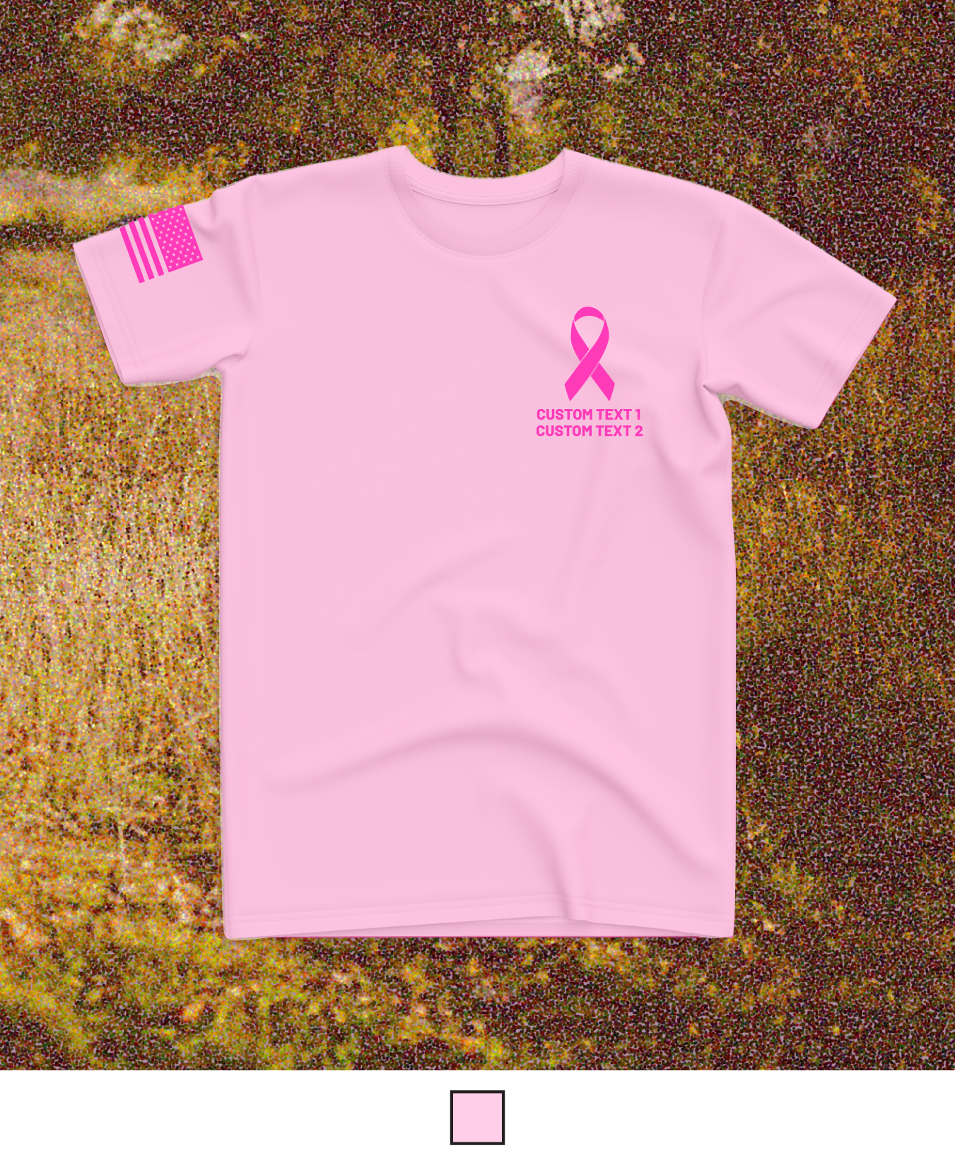 CUSTOM Breast Cancer Awareness Month Core Men's SS Performance Tee - Bomb Cancer