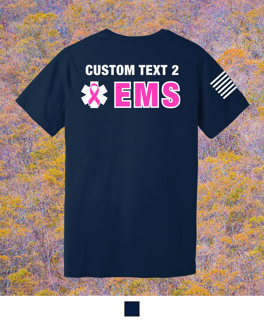 CUSTOM Breast Cancer Awareness Month Comfort Unisex Cotton SS Tee - EMS