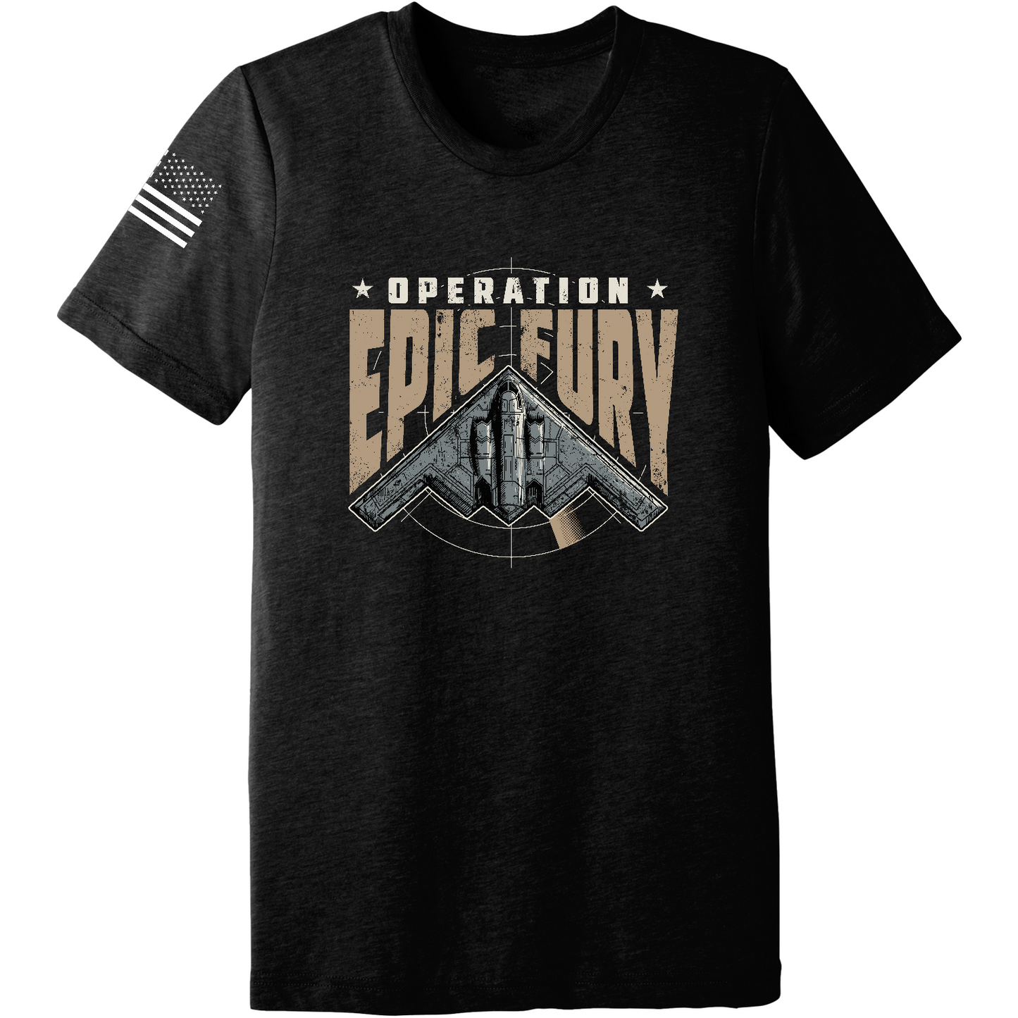 Operation Epic Fury Comfort Unisex Triblend SS Tee - Stealth