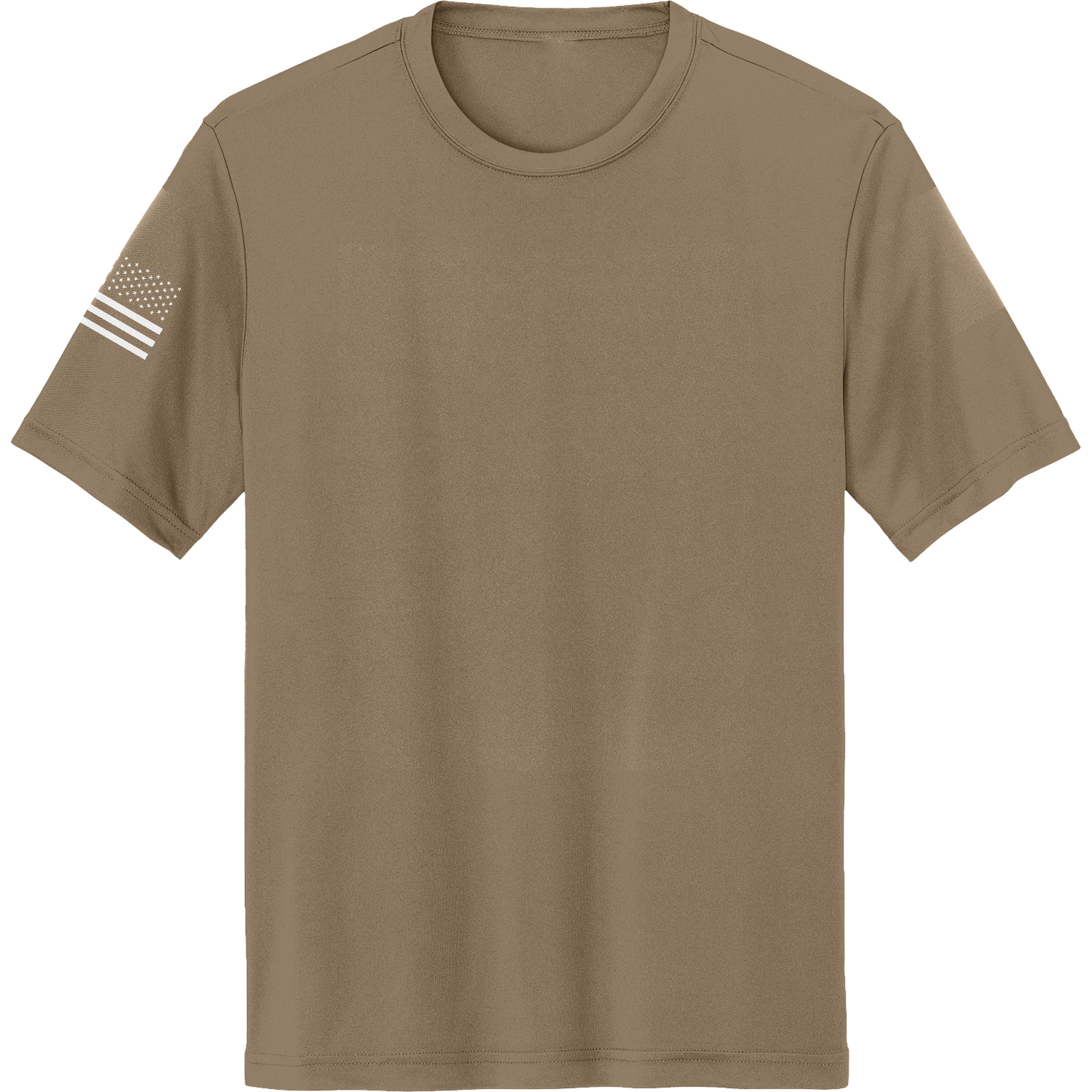 Emblem Basics Hi-Tech SS Performance Tee - White Flag