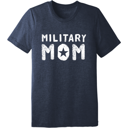 Emblem Comfort Unisex Triblend SS Tee - Military Mom White