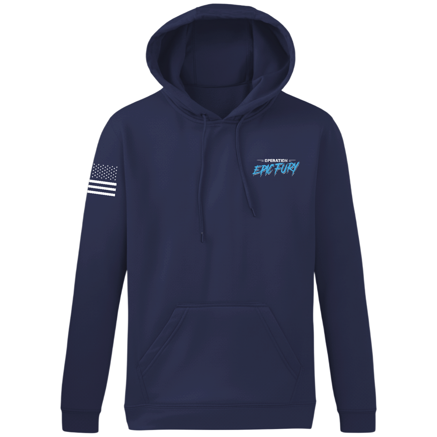 Operation Epic Fury Hi-Tech Performance Hoodie - Blueprint