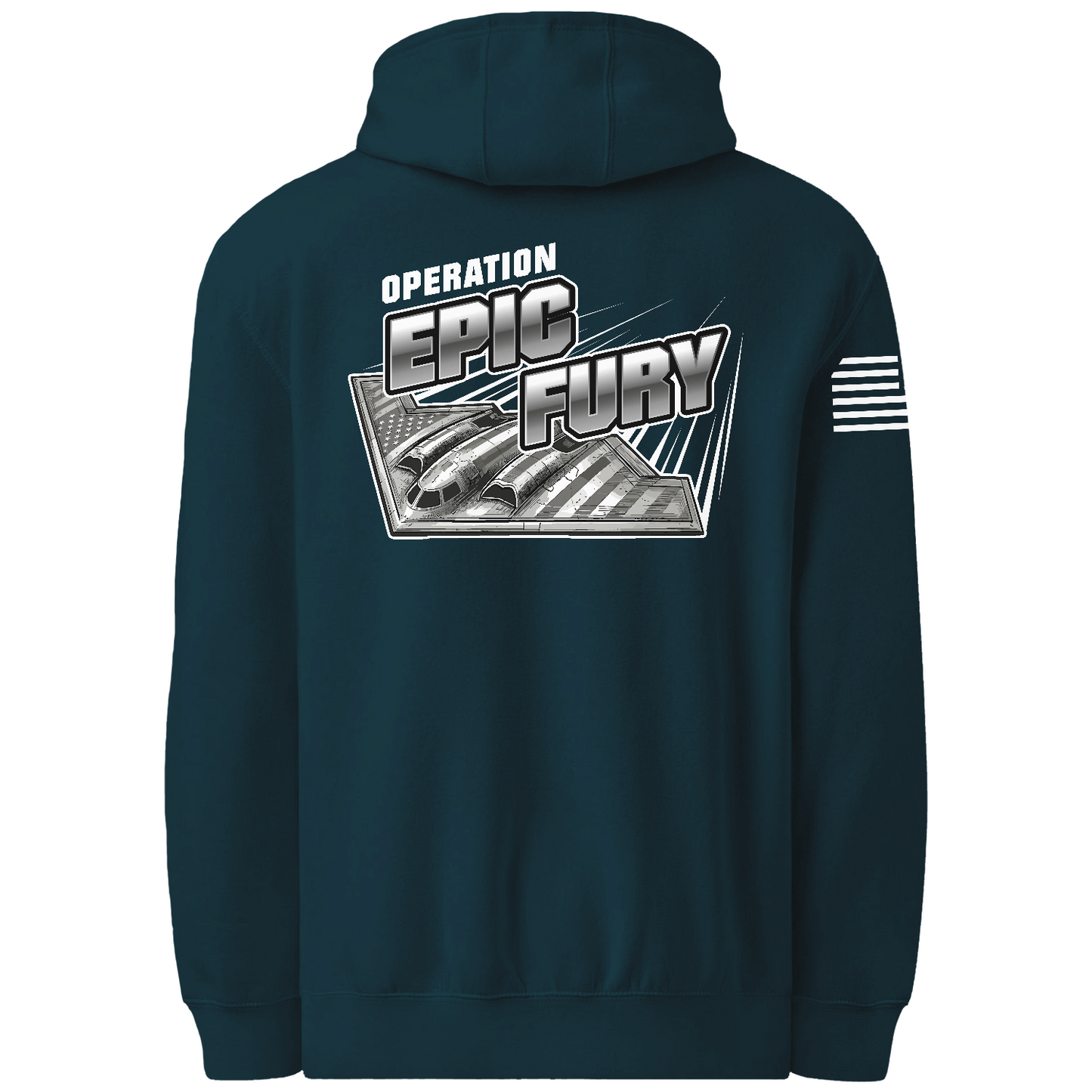CUSTOM Operation Epic Fury Comfort Unisex Hooded Sweatshirt - Supersonic